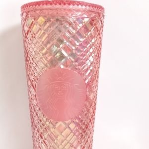 Starbucks Rose iridescent Pink Venti Tumbler 24oz